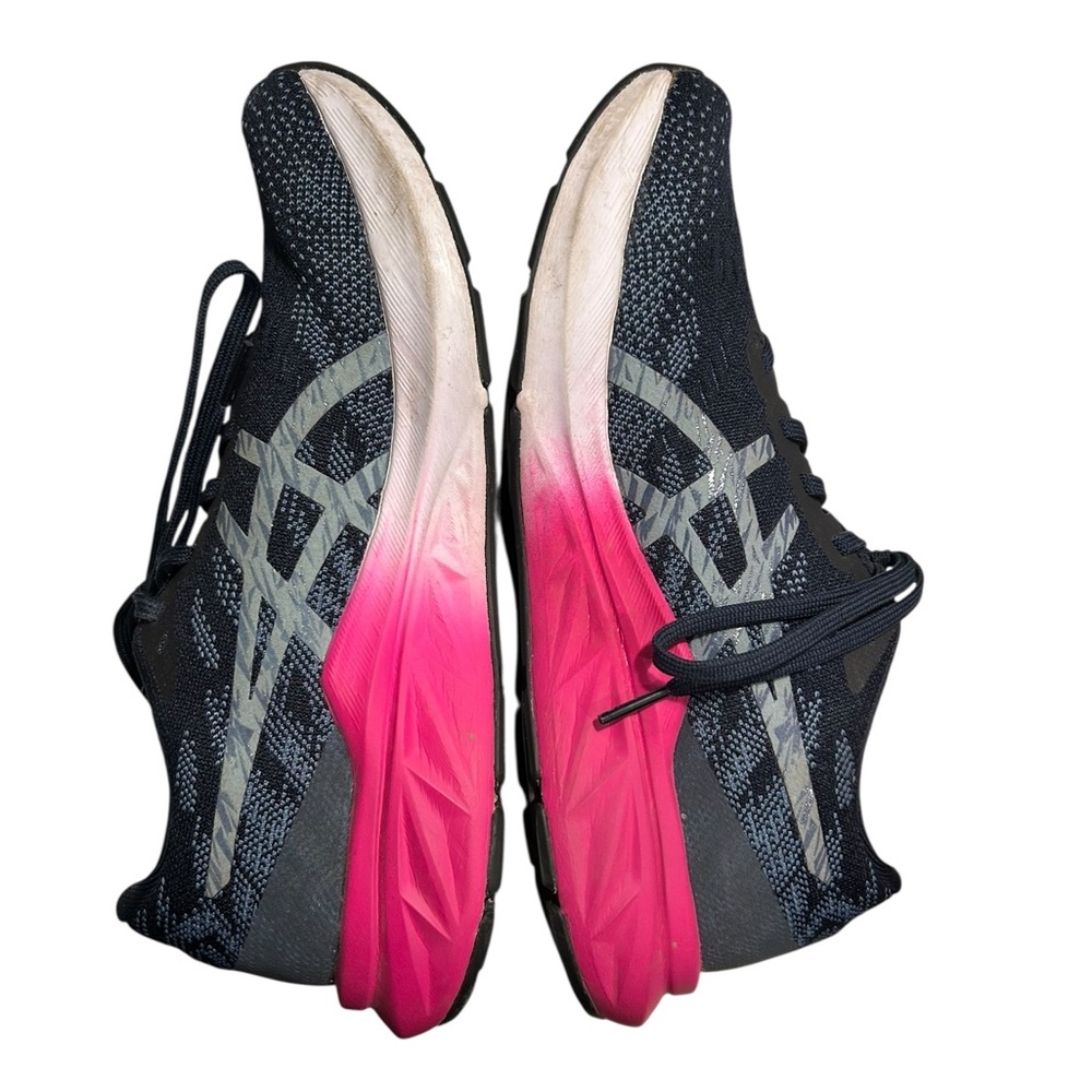 Asics Women's Dynablast 3 running shoes in the Midnight/Pink - Picture 4 of 10